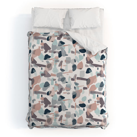 Lisa Argyropoulos Terrazzo Dance Duvet Cover
