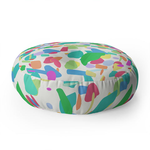 Lisa Argyropoulos Terrazzo Party Floor Pillow Round