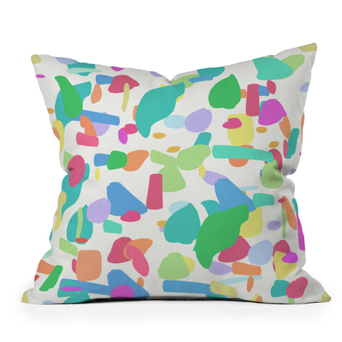 Lisa Argyropoulos Terrazzo Party Throw Pillow