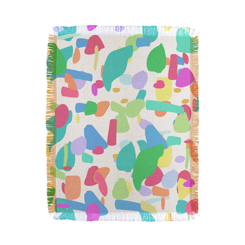 Lisa Argyropoulos Terrazzo Party Throw Blanket