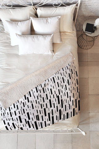 Lisa Argyropoulos Terrential Fleece Throw Blanket