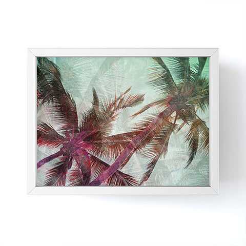 Lisa Argyropoulos Textured Palms Framed Mini Art Print