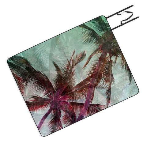 Lisa Argyropoulos Textured Palms Picnic Blanket