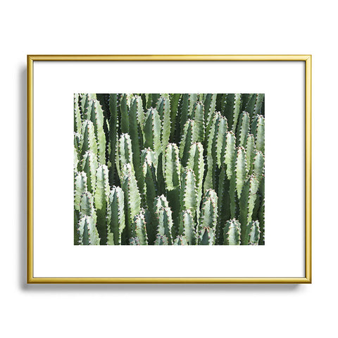 Lisa Argyropoulos The Gathering Green Metal Framed Art Print