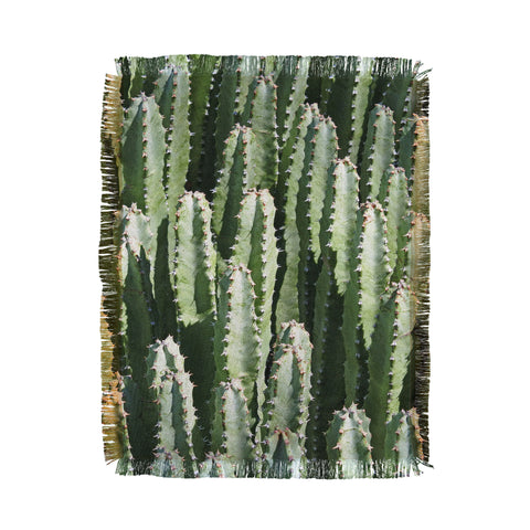 Lisa Argyropoulos The Gathering Green Throw Blanket