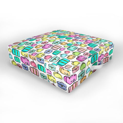 Lisa Argyropoulos Travelers Pastel Outdoor Floor Cushion