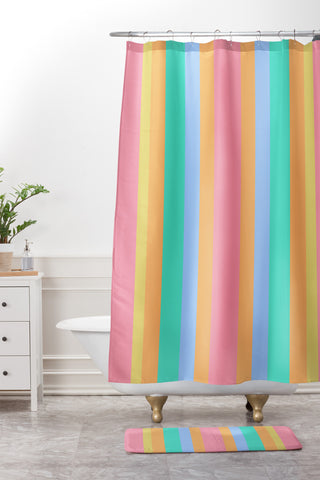 Lisa Argyropoulos Tropical Sundae Shower Curtain And Mat