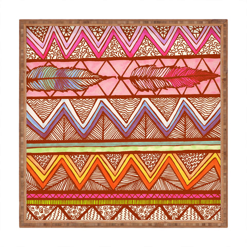 Lisa Argyropoulos Two Feathers Square Tray