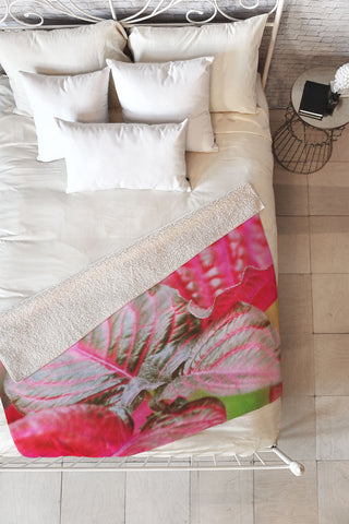 Lisa Argyropoulos Vibrant Fleece Throw Blanket