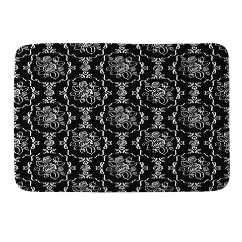 Lisa Argyropoulos Victorian Romance Noir Memory Foam Bath Mat