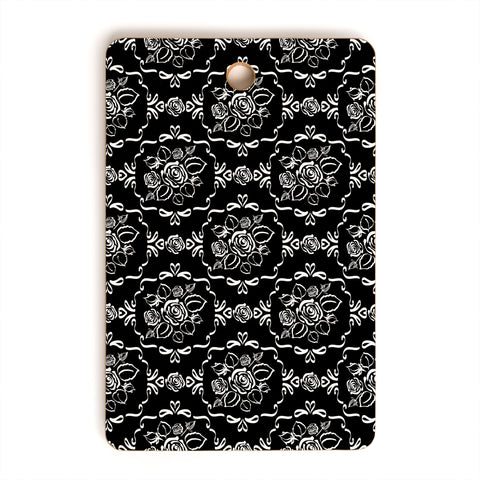 Lisa Argyropoulos Victorian Romance Noir Cutting Board Rectangle