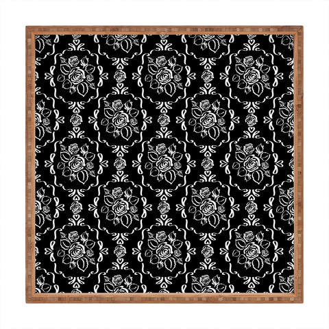 Lisa Argyropoulos Victorian Romance Noir Square Tray