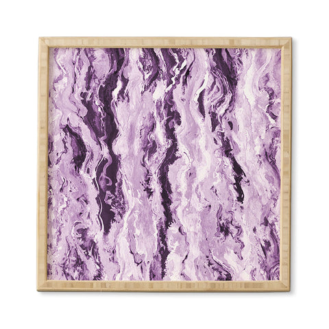 Lisa Argyropoulos Violet Melt Framed Wall Art