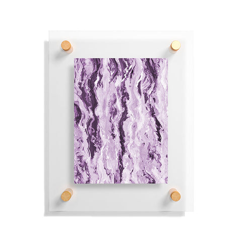 Lisa Argyropoulos Violet Melt Floating Acrylic Print