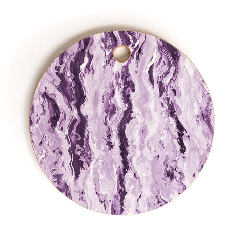 Lisa Argyropoulos Violet Melt Cutting Board Round