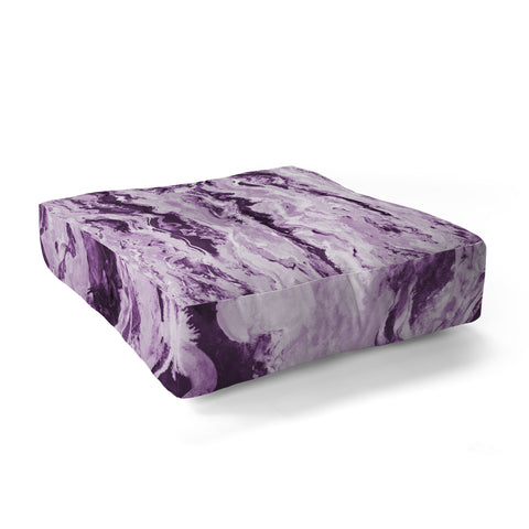 Lisa Argyropoulos Violet Melt Floor Pillow Square