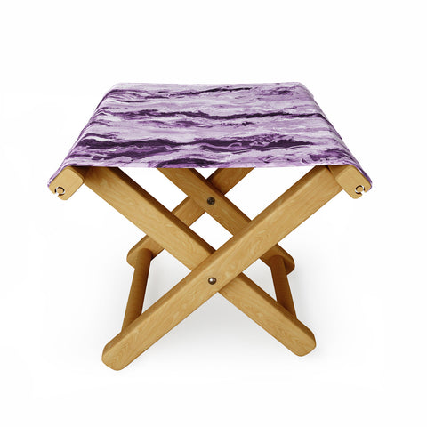 Lisa Argyropoulos Violet Melt Folding Stool