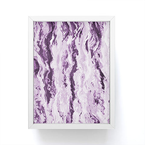 Lisa Argyropoulos Violet Melt Framed Mini Art Print