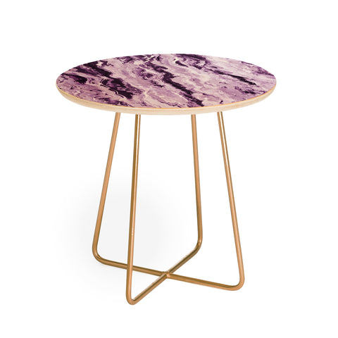 Lisa Argyropoulos Violet Melt Round Side Table