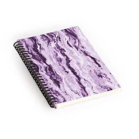 Lisa Argyropoulos Violet Melt Spiral Notebook