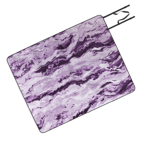 Lisa Argyropoulos Violet Melt Picnic Blanket