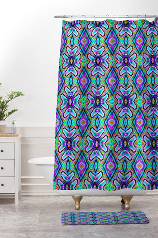 Lisa Argyropoulos Violetta Shower Curtain And Mat