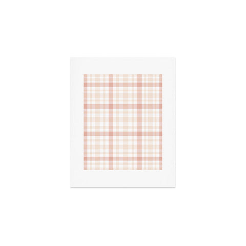 Lisa Argyropoulos Warmly Blushed Plaid Art Print
