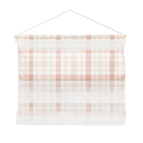 Lisa Argyropoulos Warmly Blushed Plaid Wall Hanging Landscape