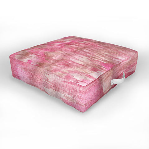 Lisa Argyropoulos Watercolor Blushes Outdoor Floor Cushion