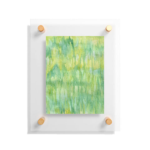 Lisa Argyropoulos Watercolor Greenery Floating Acrylic Print