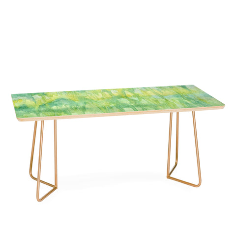 Lisa Argyropoulos Watercolor Greenery Coffee Table