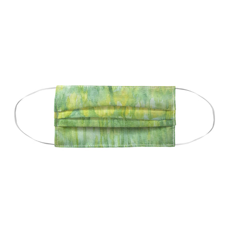 Lisa Argyropoulos Watercolor Greenery Face Mask