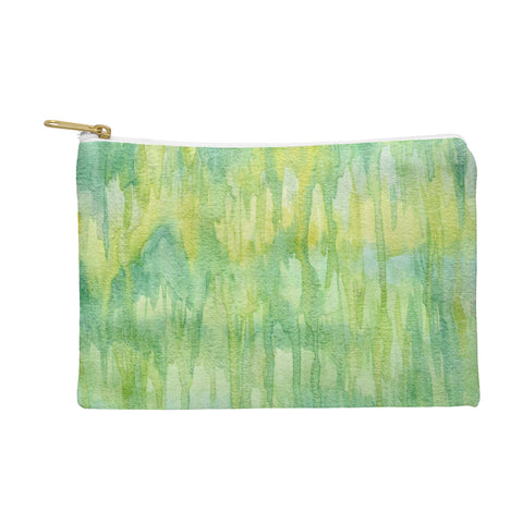 Lisa Argyropoulos Watercolor Greenery Pouch