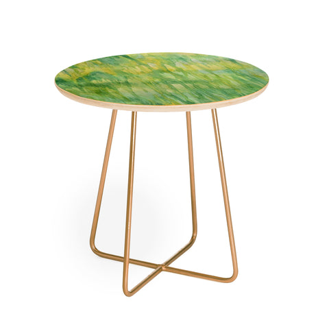 Lisa Argyropoulos Watercolor Greenery Round Side Table