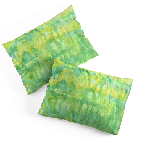 Lisa Argyropoulos Watercolor Greenery Pillow Shams