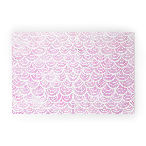 Lisa Argyropoulos Watercolor Mermaid Fairytale Welcome Mat