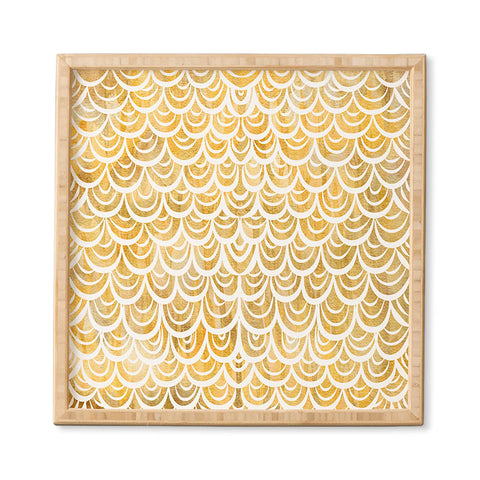 Lisa Argyropoulos Watercolor Mermaid Topaz Framed Wall Art