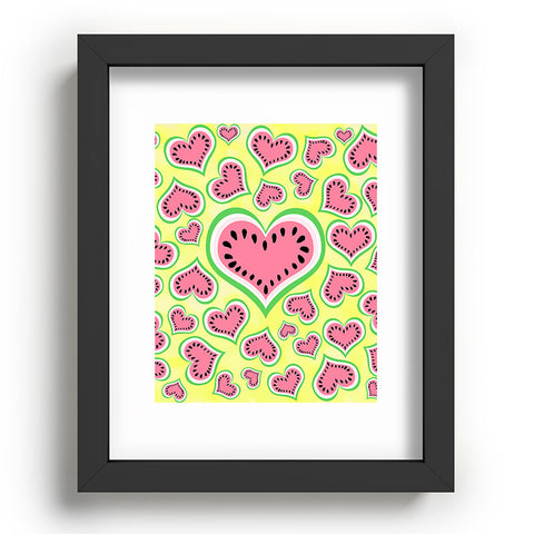 Lisa Argyropoulos Watermelon Love Sunny Yellow Recessed Framing Rectangle