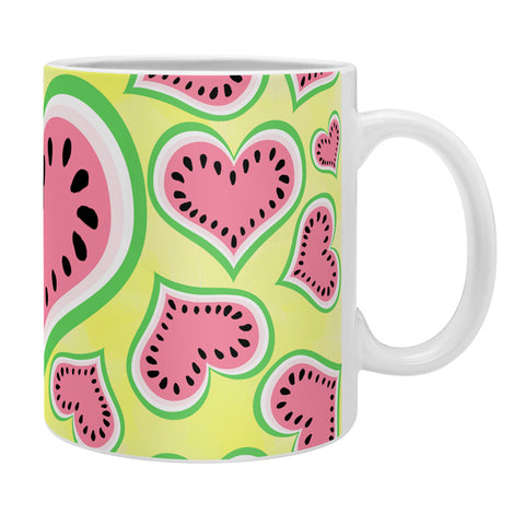 Lisa Argyropoulos Watermelon Love Sunny Yellow Coffee Mug