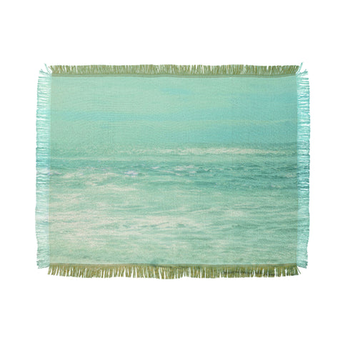 Lisa Argyropoulos Where Ocean Meets Sky Throw Blanket