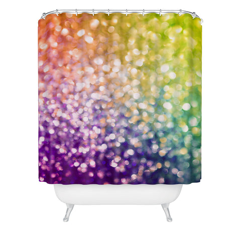 Lisa Argyropoulos Whirlwind Bokeh Shower Curtain