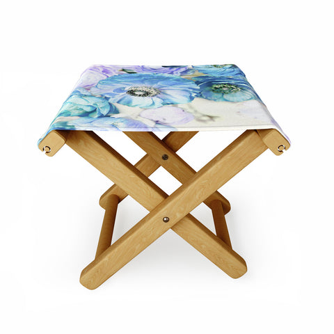 Lisa Argyropoulos Whispered Blue Folding Stool