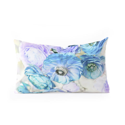 Lisa Argyropoulos Whispered Blue Oblong Throw Pillow