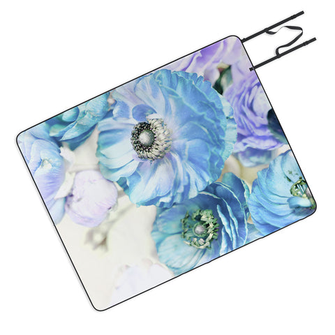 Lisa Argyropoulos Whispered Blue Picnic Blanket