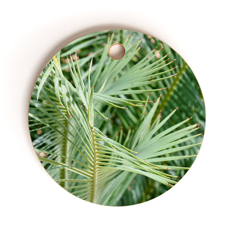 Lisa Argyropoulos Whispered Fronds Cutting Board Round