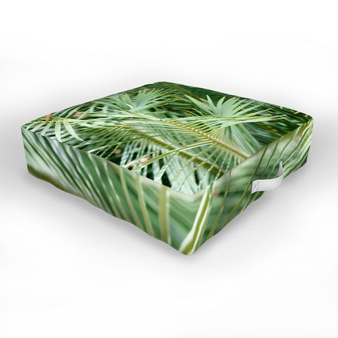 Lisa Argyropoulos Whispered Fronds Outdoor Floor Cushion