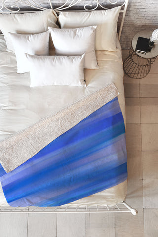 Lisa Argyropoulos Whispered Sky Fleece Throw Blanket