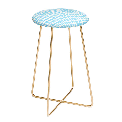Lisa Argyropoulos White Sapphires Aqua Counter Stool