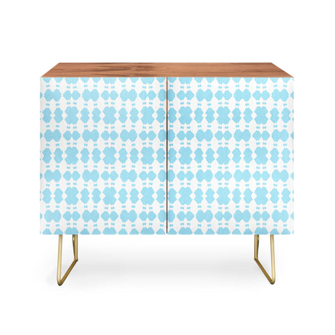 Lisa Argyropoulos White Sapphires Aqua Credenza