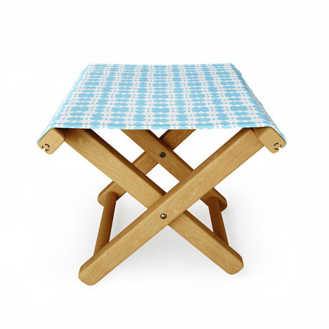 Lisa Argyropoulos White Sapphires Aqua Folding Stool